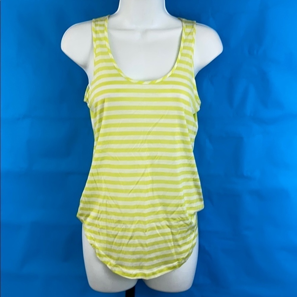 J Brand‎ Bell Striped Tank Top Scoop Neck S…